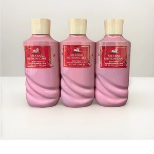 Bath & Body Works Milk Bar Birthday Cake Body Wash, Set of 3, New & Sealed